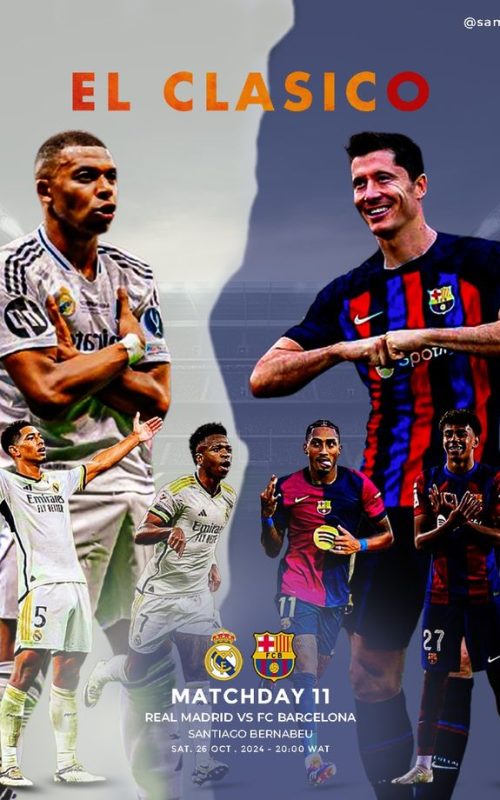 El Clasico MatchDay Poster